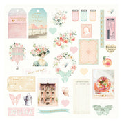 PRIMA Ephemera - Peach Tea 32pc set1 997540